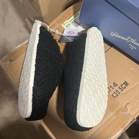 Fuzzy Black Mules tag has been removed! I wore them twice 😊 - Picture 3 of 3